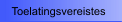 Toelatingsvereistes